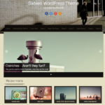 Sixteen free responsive Wordpress šablona
