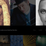 Fullscreen free portfolio Wordpress šablona