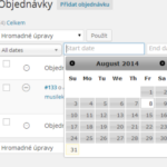 Fitrování objednávek ve Woocommerce dle časového období
