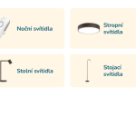 Výpis podkategorií s barevnými boxy