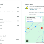 Informace o dopravě a platebních metodách u produktu