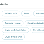 Vizuální výběr varianty produktu
